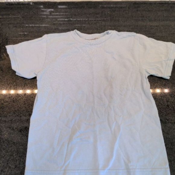 Anvil Knitware Set of 2 blue t shirts for crafting design sizes XXS 9 and 12 m - Picture 4 of 5